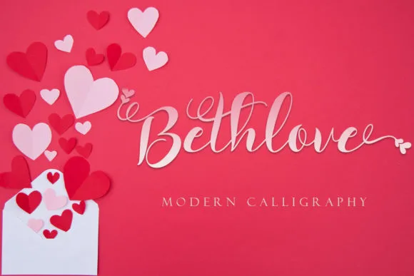 Bethlove Font Bethlove Font Poster 1