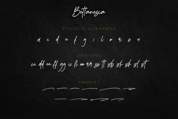 Bettanesia Font Poster 10