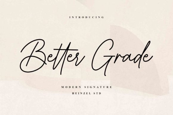 Better Grade Font Poster 1