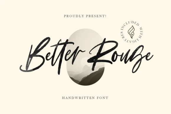 Better Rouge Font Better Rouge Font Poster 1