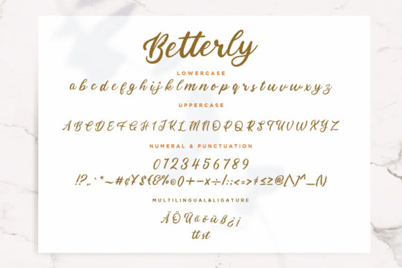 Betterly Font Poster 7