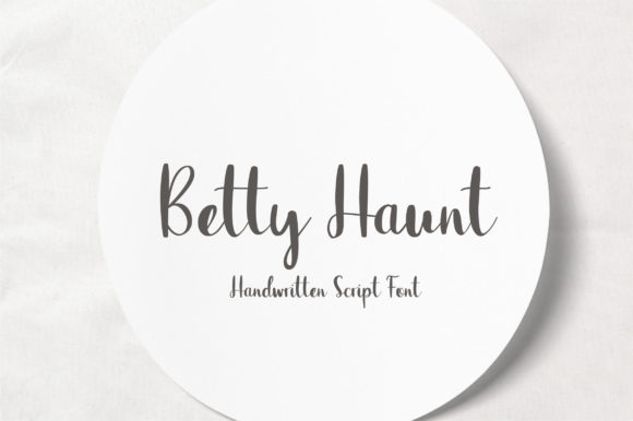 Betty Haunt Font Poster 1