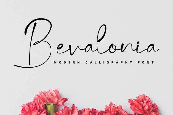 Bevalonia Font Poster 1