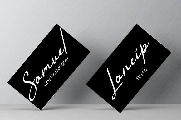 Bhenay Signature Font Poster 3