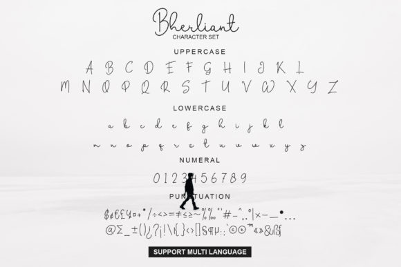 Bherliant Font Poster 6