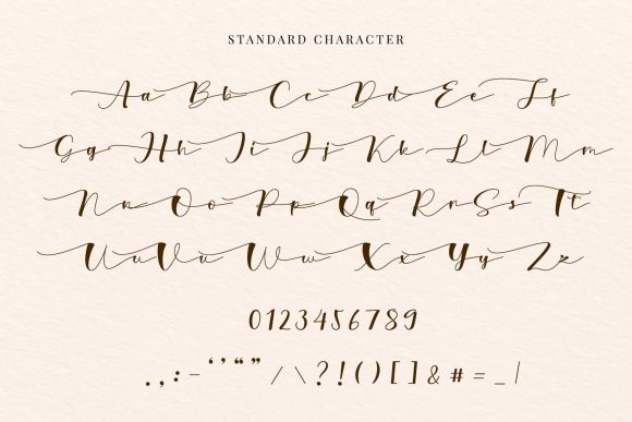 Bianca Eliza Font Poster 6