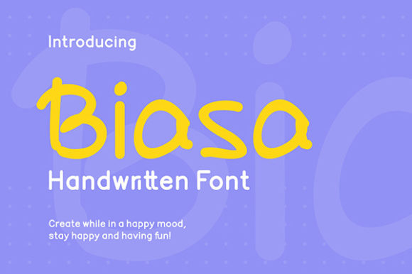 Biasa Font