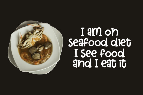 Big Crab Font Poster 3