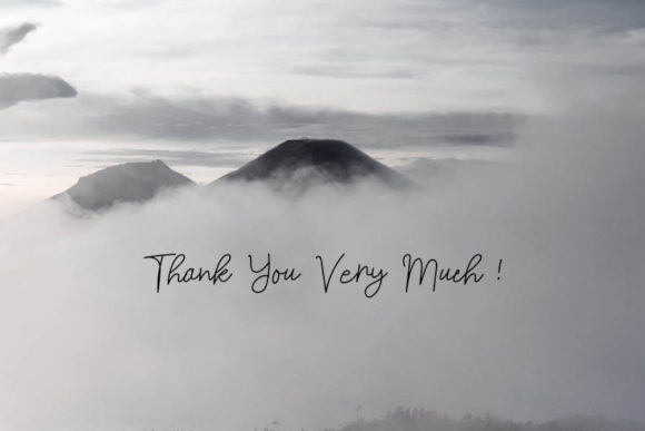 Big Mountain Font Poster 6