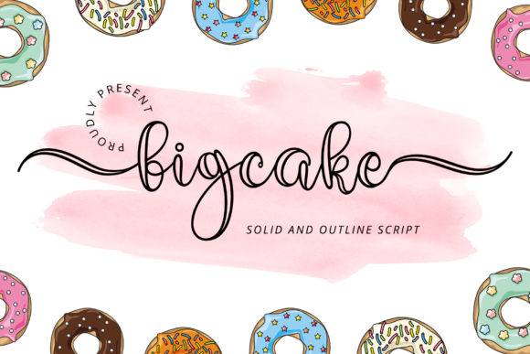 Bigcake Font Poster 1