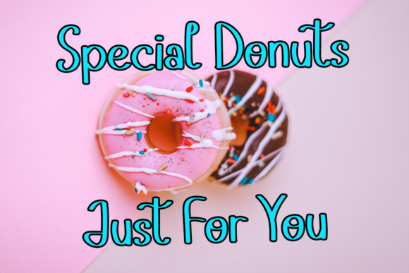 Biggest Donuts Font Poster 3