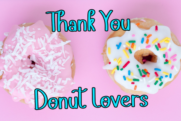 Biggest Donuts Font Poster 5