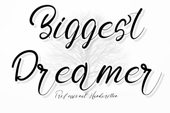 Biggest Dreamer Font Poster 1
