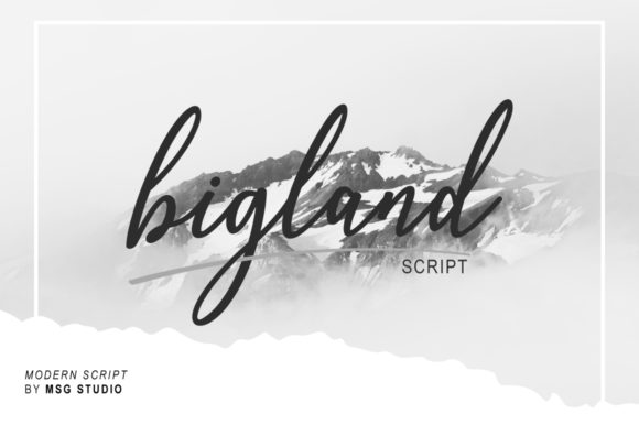 Bigland Font