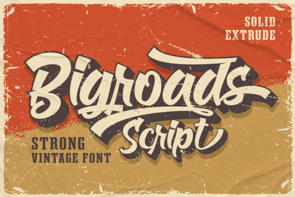 Bigroads Script Font Poster 1