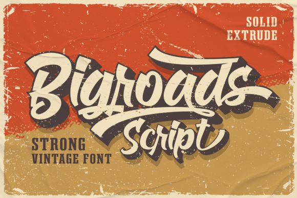 Bigroads Script Font