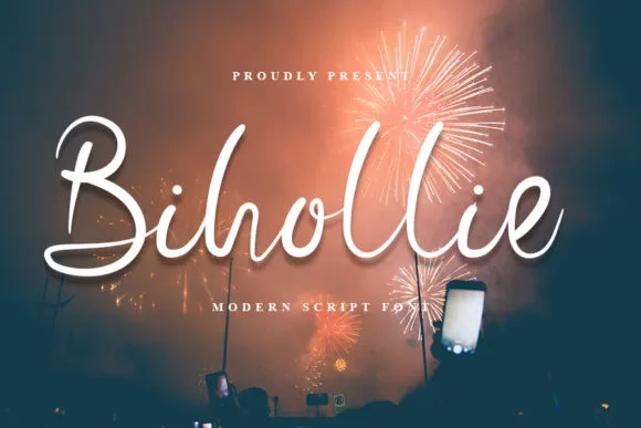 Bihollie Font Bihollie Font Poster 1