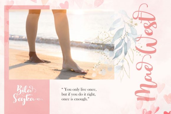 Bila Seyka Font Poster 9
