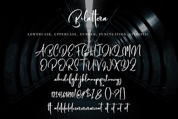 Bilattera Font Poster 8