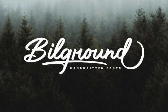 Bilground Font Poster 1