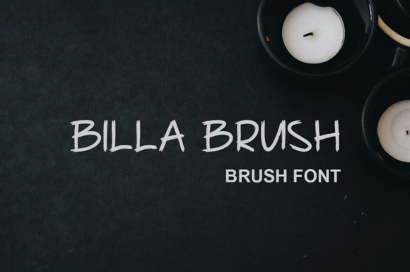 Billa Brush Font Poster 1