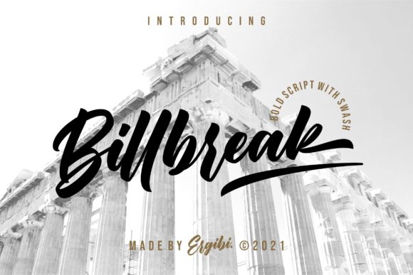 Billbreak Font Poster 1