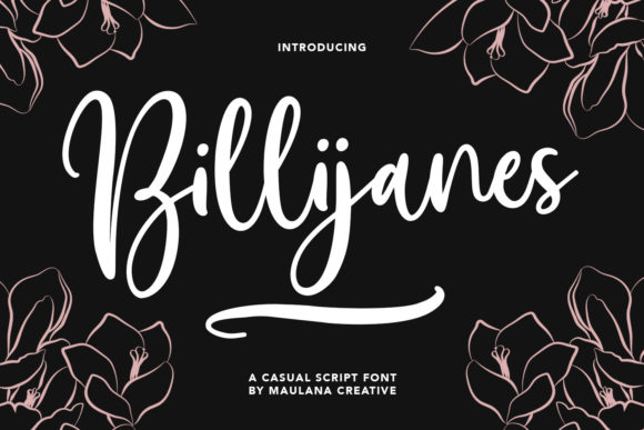 Billijanes Font Poster 1