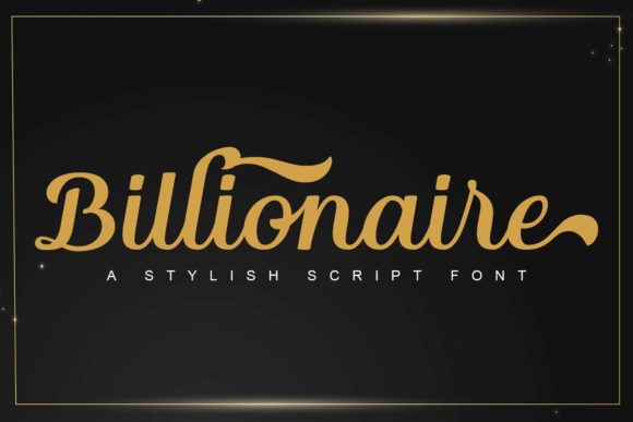 Billionaire Font