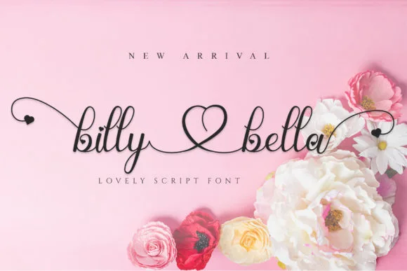 Billy Bella Font Billy Bella Font Poster 1