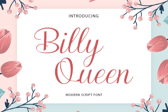 Billy Queen Font Poster 1