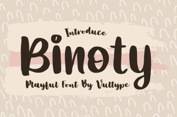 Binoty Font Poster 1
