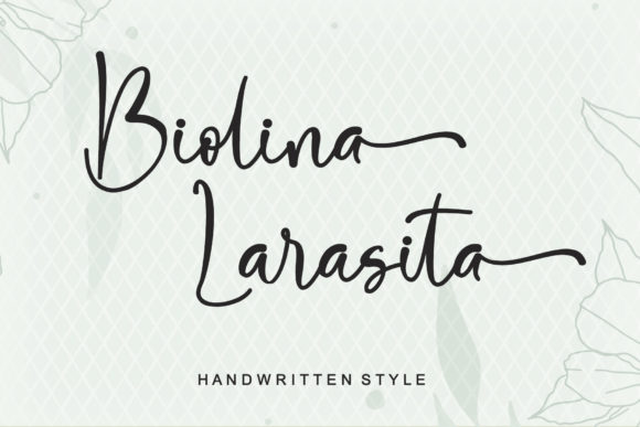 Biolina Larasita Font Poster 1