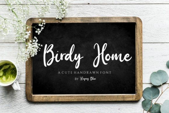 Birdy Home Font Poster 1
