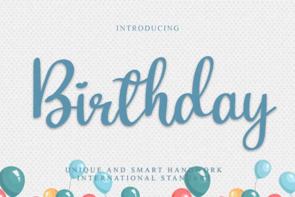 Birthday Font