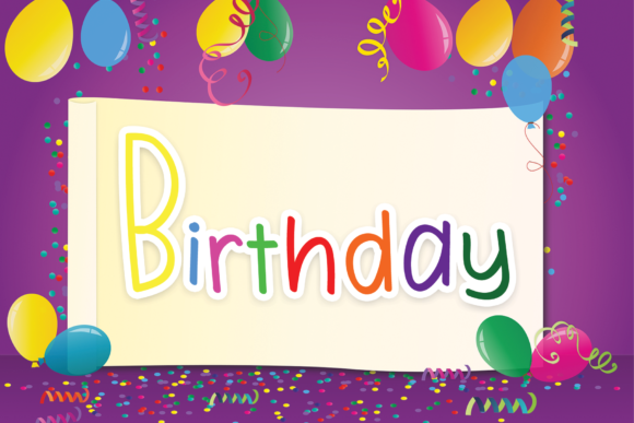 Birthday Font