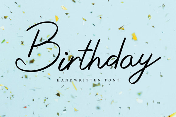 Birthday Font