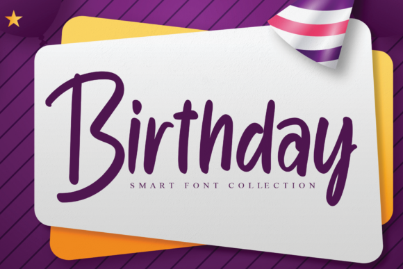 Birthday Font Poster 1