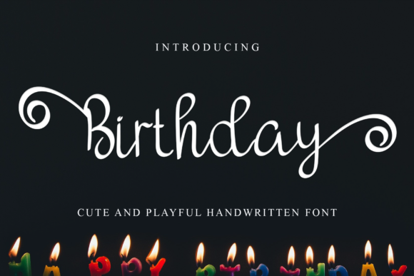 Birthday Font Poster 1