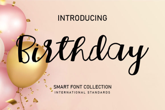 Birthday Font Poster 1