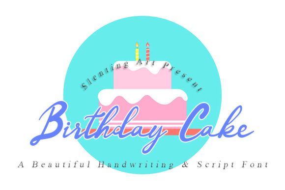 Birthday Cake Font