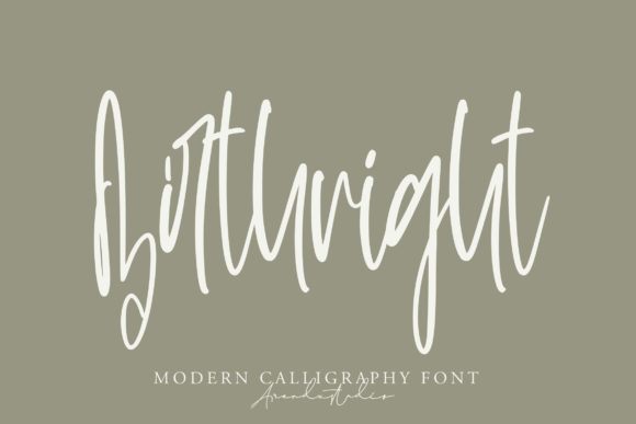 Birthright Font Poster 1