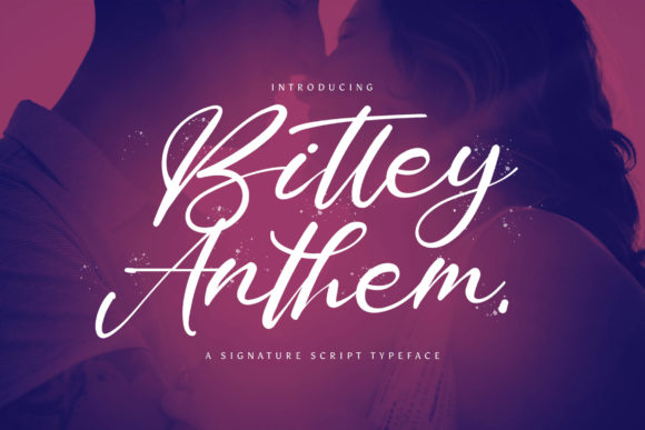 Bitley Anthem Font Poster 1