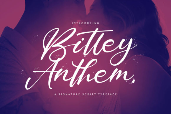 Bitley Anthem Font Poster 1