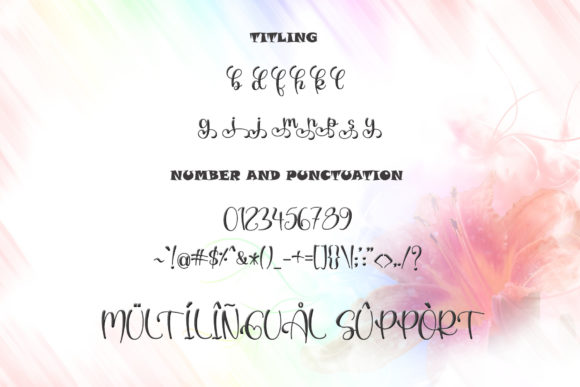 Bitterlove Font Poster 11