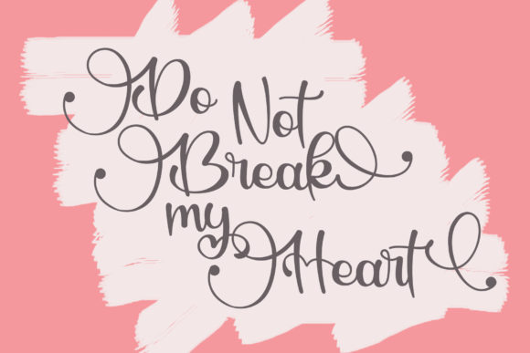 Bitterlove Font Poster 6