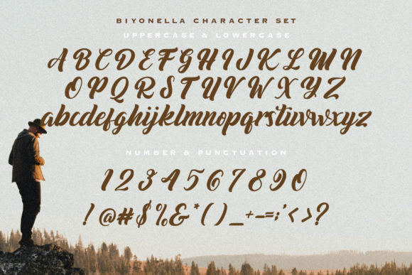 Biyonella Font Poster 12