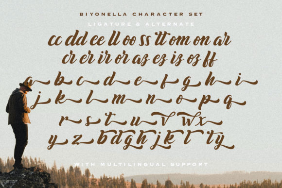 Biyonella Font Poster 13