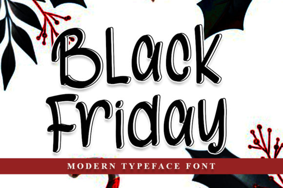 Black Friday Font Poster 1