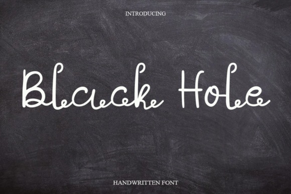 Black Hole Font Black Hole Font Poster 1