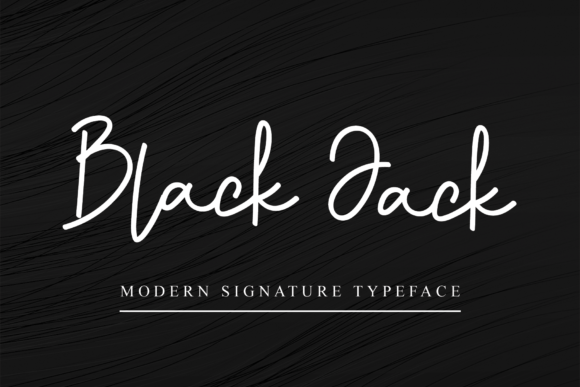 Black Jack Font Poster 1